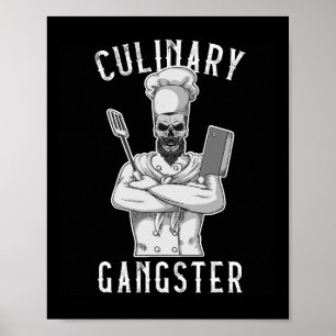 Affiche Cuisine Gangster culinaire Cuisine Cuisine Cuisini
