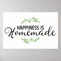 Cuisine mignonne mot art bonheur est fait maison
