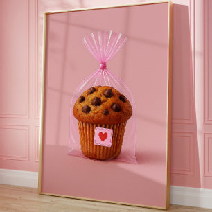 Affiche Cuisine Muffin Art Imprimer, Cuisine Cosy Boulange