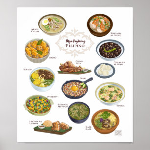Affiche Cuisine philippine / Plats / Cuisine