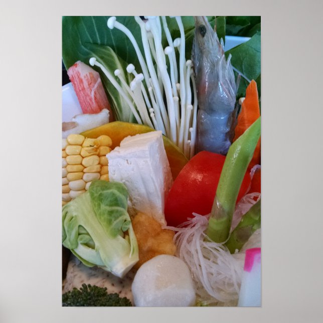 Affiche Cuisine saine (Devant)