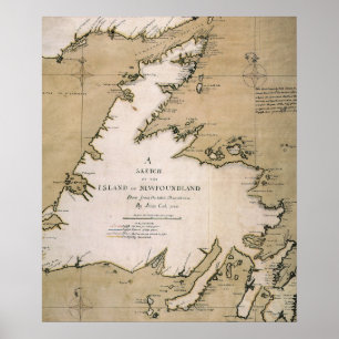 AFFICHE CUISINIER : TERRE-NEUVE, 1763