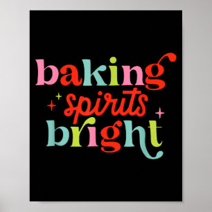 Affiche Cuisson Srits Bright, Équipe de cuisson de Noël