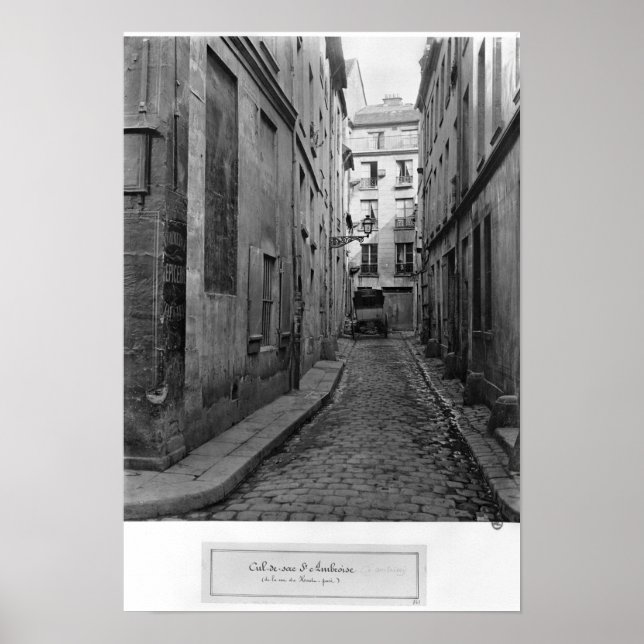 Affiche Cul-de-sac Saint-Ambroise (Devant)