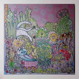 Affiche Culbutes et Succulentes