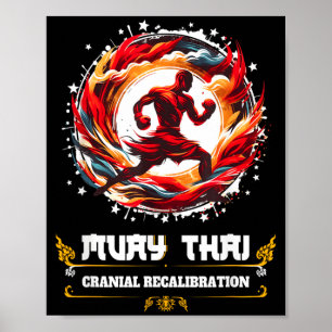 Affiche Culture de salle de boxe thaïlandaise MMA Muay Tha