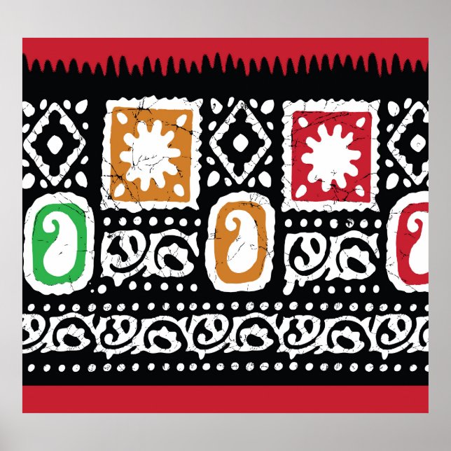 Affiche Culture indienne : Art traditionnel (Devant)