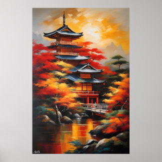 Affiche | Culture japonaise | Style de peinture à