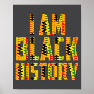Affiche Culture Racines Africaines Mois de l'Histoire Noir