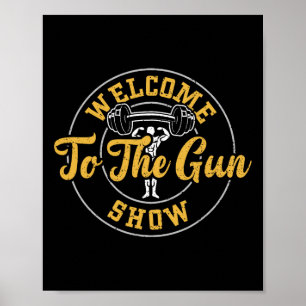 Affiche Culturisme Bienvenue au spectacle des armes - Cita