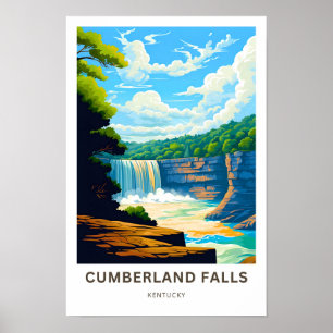 Affiche Cumberland Falls Kentucky Travel Print