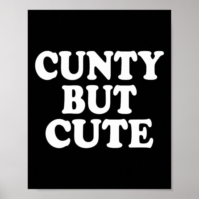 Affiche Cunty, mais mignon (Devant)