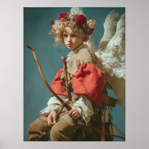Affiche Cupid Ange Vintage 