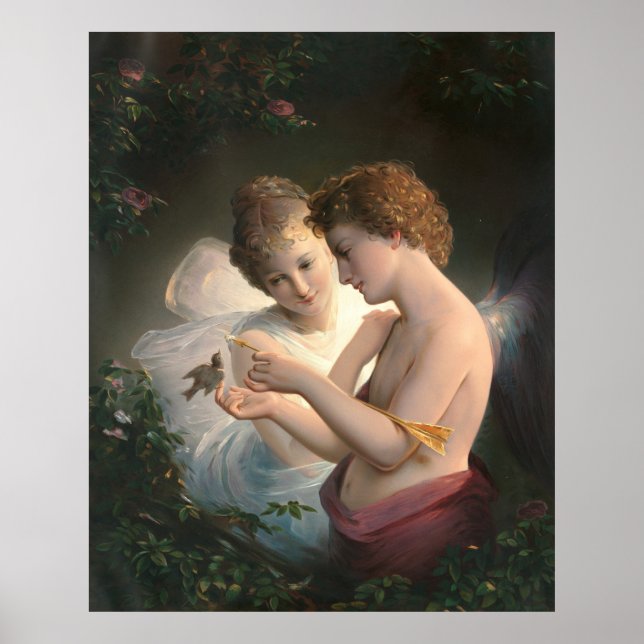 Affiche Cupid et Psyche, Louis Prang (Devant)