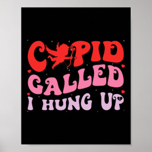Affiche Cupidon a appelé, j'ai raccroché Vêtements joyeux