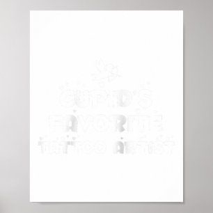 Affiche Cupidons Jour Favori Artiste De Tatouage Funny Val