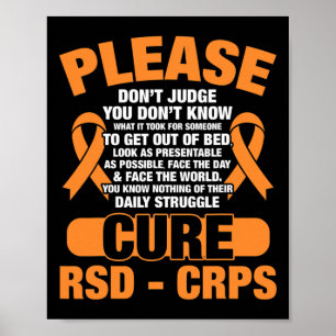 Affiche Cure Rsd Crps Soutien Rsd Crps Sensibilisation