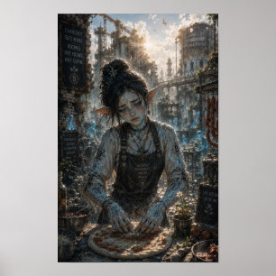 Affiche Curiosité / Chef Pizzaïolo / Usine à Saucisses