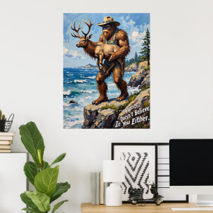 Affiche Curiosité côtière : Bigfoot et Elk