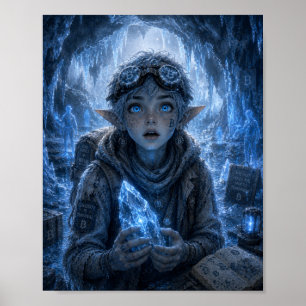 Affiche Curiosité / Explorateur / Grottes de glace