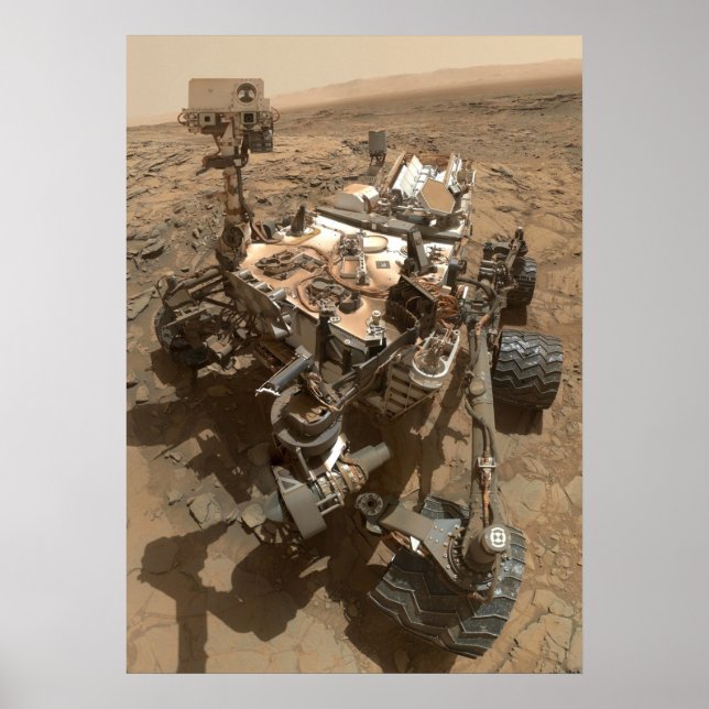 Affiche Curiosité Mars Rover (Devant)
