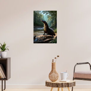 Affiche Curious Platypus par la Riverbank