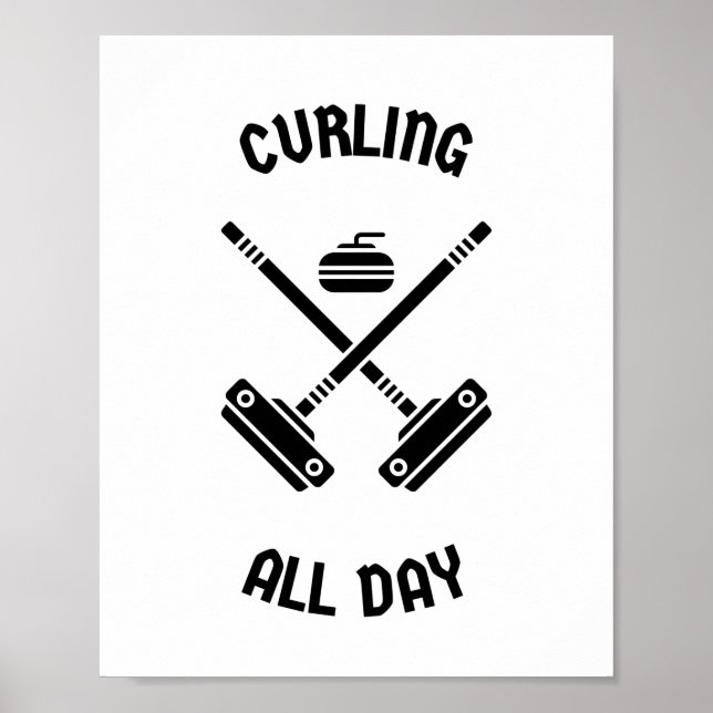 Affiche Curling toute la journée (Devant)