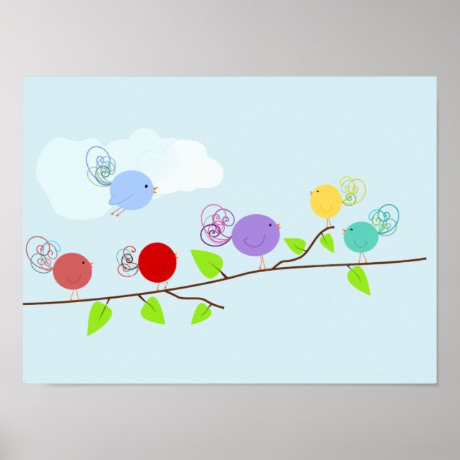 Affiche Curly Birdies 2 (Devant)