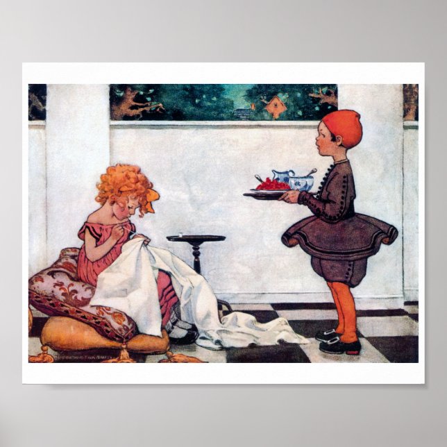 Affiche Curly Girl, Jessie Willcox Smith (Devant)