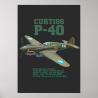 Curtiss P-40 Warhawk | Plan 2ÈME GUERRE MONDIALE