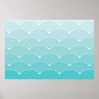 Curve Waves Geometric Pattern background, Vintage 