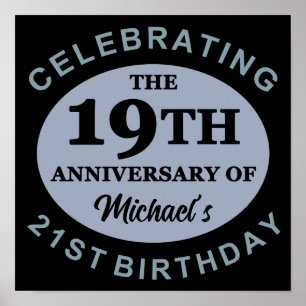 Affiche Custom 40th Birthday Humor