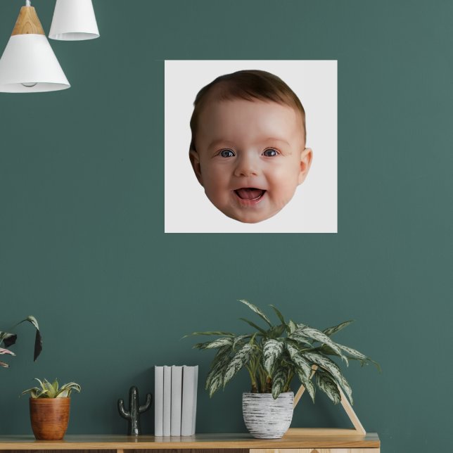 Affiche Custom Baby Face, Funny custom photo (Salon 1)