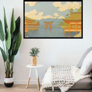Affiche Custom Japon Voyage Paysage Shrine esthétique