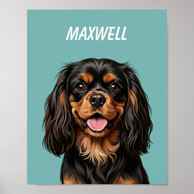 Affiche Custom Pet Portraits Using Pet Photo Personalized  (Devant)