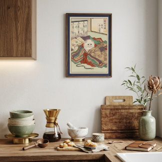 Affiche CUSTOM Retro Boy on Rocking Horse Art Print 