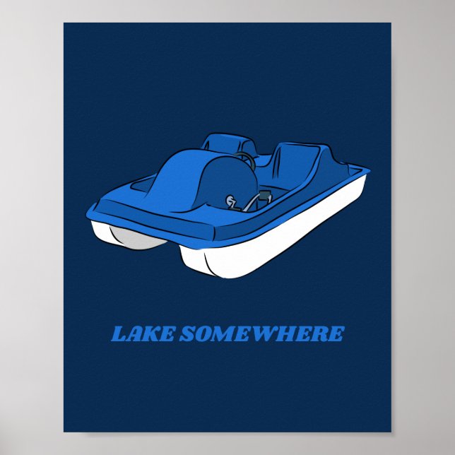 Affiche Custom Souvenir Pedal Boat Personalized (Devant)