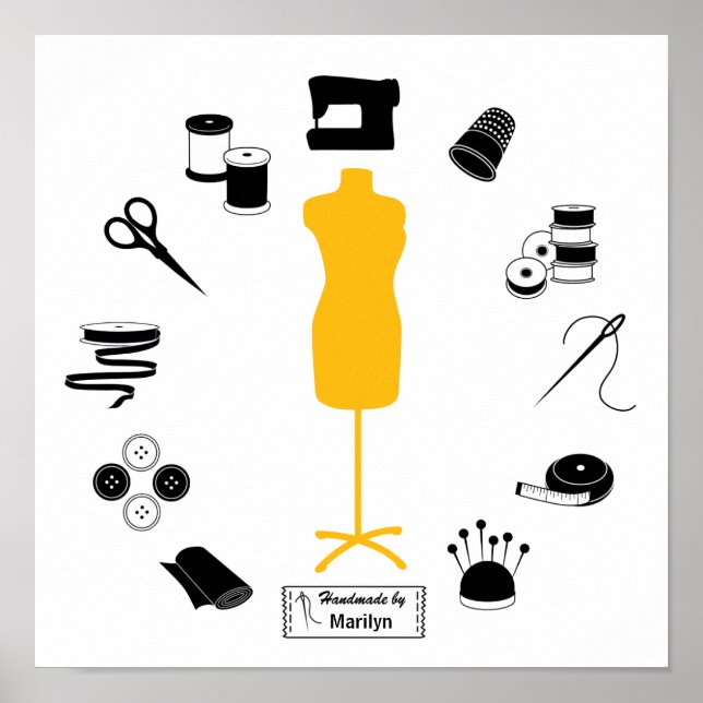 Affiche Customiser l'affiche du Étiquette (Devant)