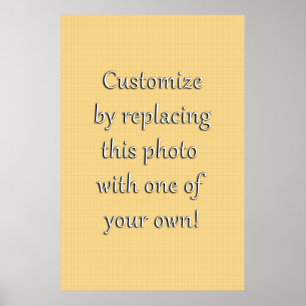 Affiche Customisez-Le ! Ajouter votre art ou votre photo