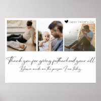 Customizable Modern Photo Collage Father's Day Gif