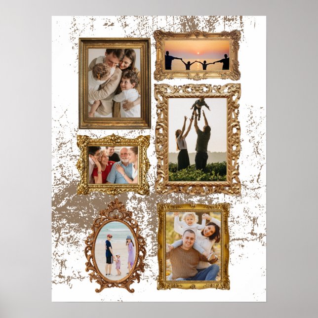 Affiche Customizable Vintage Frames  (Devant)