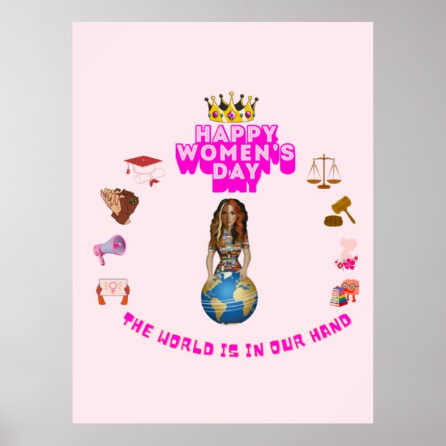 Affiche Customized women's day  (Devant)