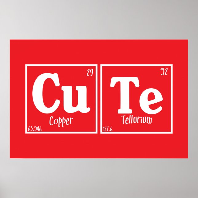 Affiche Cute (Devant)