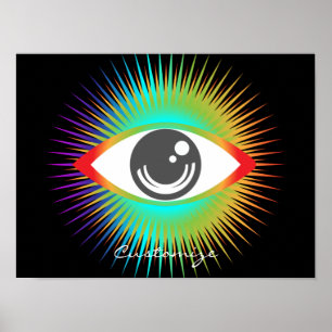 Affiche Cute All-Visualiser Alien Oeil Thunder_Cove