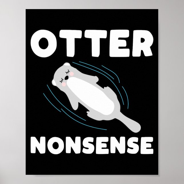 Affiche Cute And Funny Otter  (Devant)