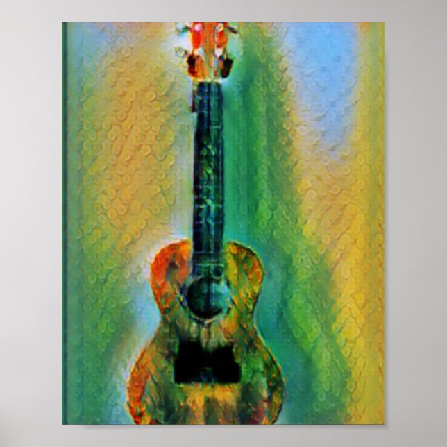 Affiche Cute Bass Guitar (Devant)