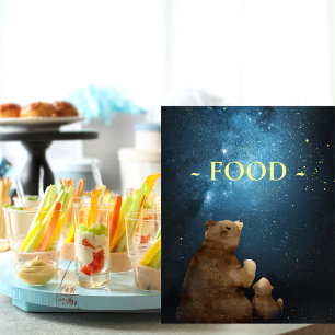 Affiche Cute Bear Twinkle Little Star Food