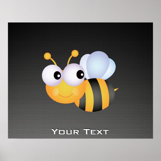 Affiche Cute Bee; Sleek (Devant)