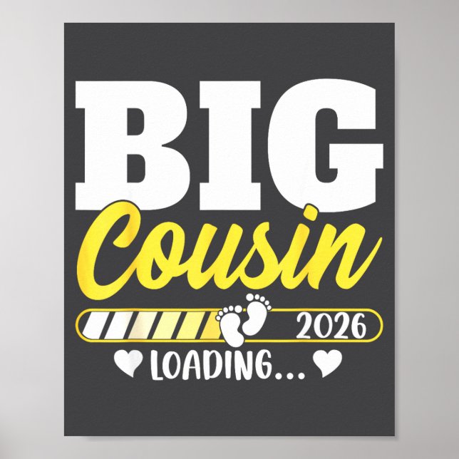 Affiche Cute Big Cousin Loading 2026 Promoted To Big Cousi (Devant)