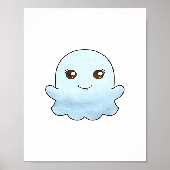 Affiche Cute Boo Design tendance Unique (Devant)